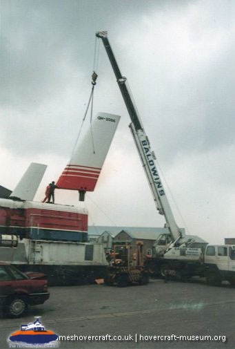 SRN4 Swift (GH-2004) at the Hovercraft Museum -  (credit: The <a href='http://www.hovercraft-museum.org/' target='_blank'>Hovercraft Museum Trust</a>).